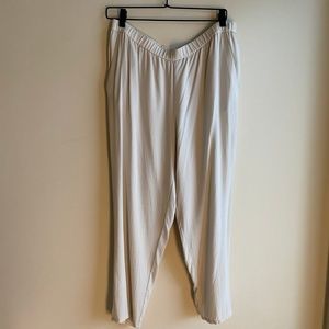Silk Georgette Crepe Slouchy Pants - Petite!